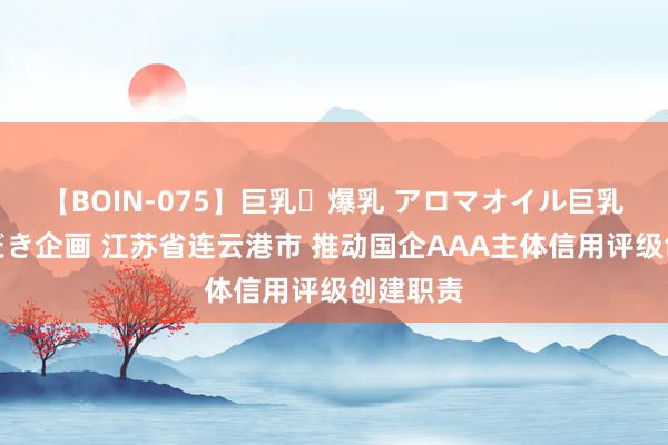 【BOIN-075】巨乳・爆乳 アロマオイル巨乳揉みしだき企画 江苏省连云港市 推动国企AAA主体信用评级创建职责