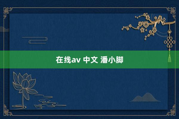 在线av 中文 潘小脚