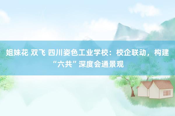 姐妹花 双飞 四川姿色工业学校：校企联动，构建“六共”深度会通景观